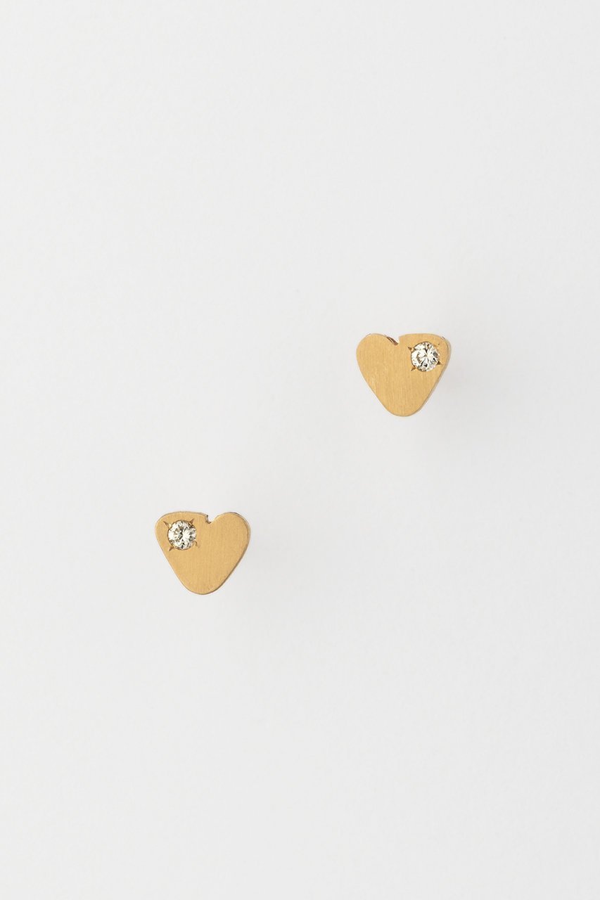 【プリーク/Preek】のYU-KIN DIAMOND TINY HEART ピアス 人気、トレンドファッション・服の通販 founy(ファニー) 　ファッション　Fashion　レディースファッション　Fashion for Women　ジュエリー　Jewelry　ファッションリング　Fashion Rings　イヤリング・フープ・ドロップタイプ　Hoop, Drop & Clip Earrings　イヤリング　Earrings　コレクション　Collection, Seasonal Line　シンプル　Simple, Minimal　ダイヤモンド　Diamond, Brilliant Cut　ホリデーシーズン　Holiday Season　エレガント 上品　Elegant　新作・新入荷　New Arrivals / New In　 other-1|ID: prp329100004773578 ipo3291000000034594031