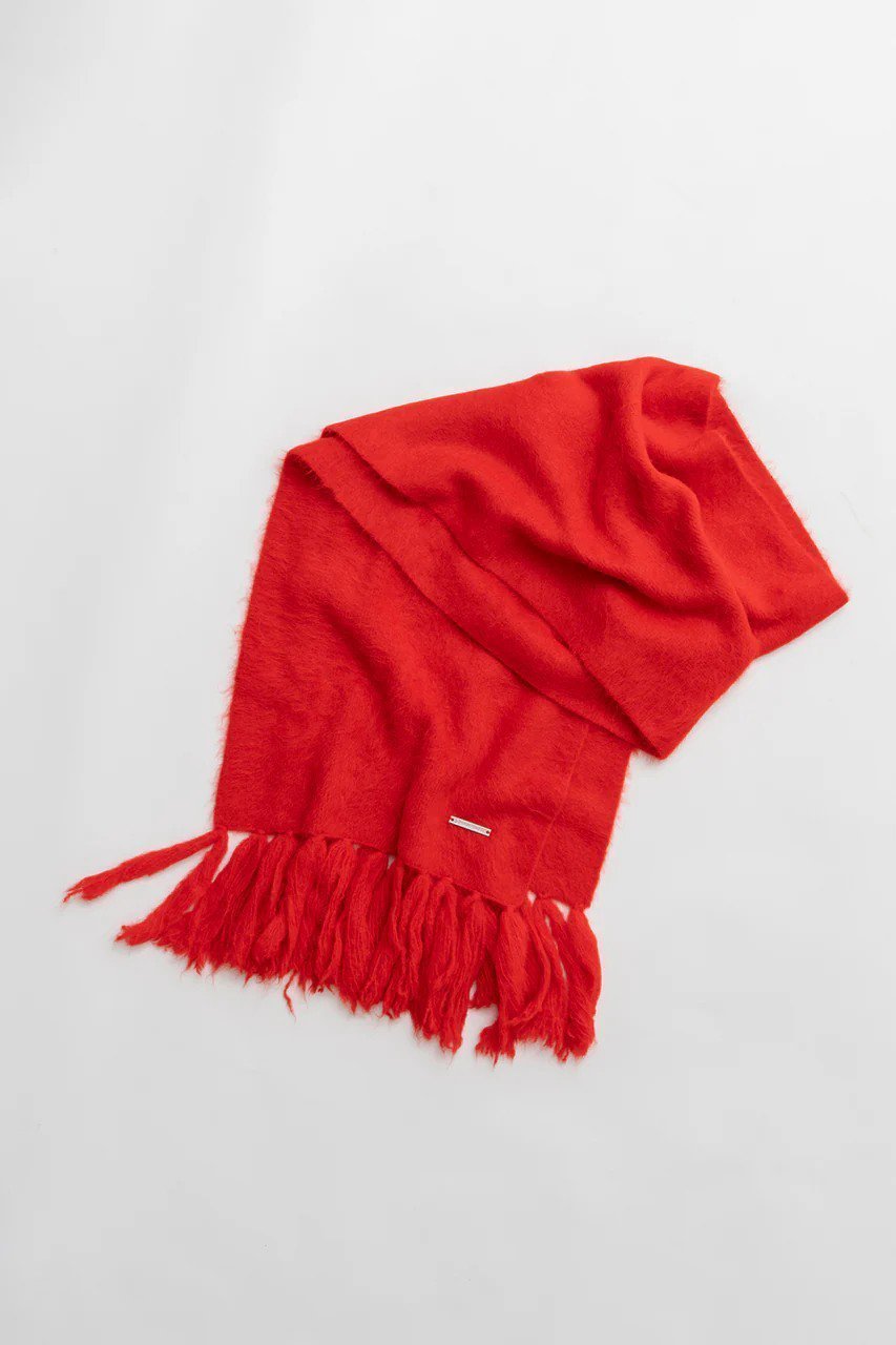 【プランク プロジェクト/PRANK PROJECT】のShaggy Stole インテリア・キッズ・メンズ・レディースファッション・服の通販 founy(ファニー) 　ファッション　Fashion　レディースファッション　Fashion for Women　ストール　Soft & Warm Scarves　マフラー・スヌード / 冬小物の定番　Scarves & Mufflers　シンプル　Simple, Minimal　ストール　Stole, Wrap　フリンジ　Fringe, Tassel　マフラー　Scarf, Muffler　新作・新入荷　New Arrivals / New In　RED(レッド)|ID: prp329100004773586 ipo3291000000034594080