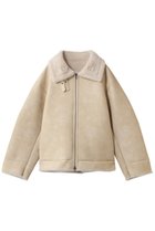 【スタニングルアー/STUNNING LURE】のステンカラーボアコート ベージュ|ID: prp329100004773587 ipo3291000000035730457