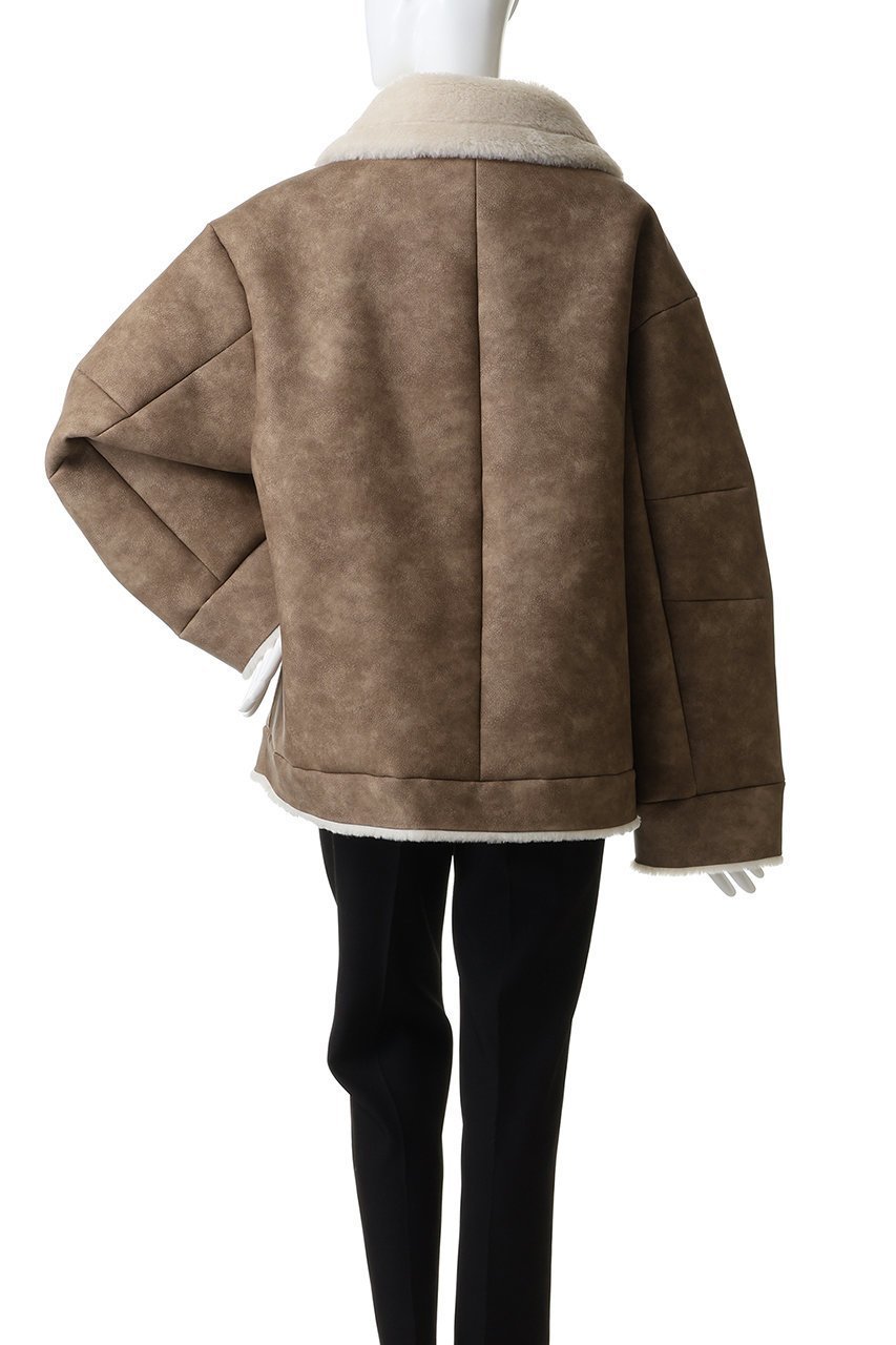 【スタニングルアー/STUNNING LURE】のステンカラーボアコート 人気、トレンドファッション・服の通販 founy(ファニー) 　ファッション　Fashion　レディースファッション　Fashion for Women　アウター　Coat / Outerwear Collection　コート・ロングコート・ピーコート　Long Coats, Peacoats & More　なめらか　Smooth, Silky Texture　ショート　Short, Short Length　フォルム　Silhouette, Form　other-4|ID: prp329100004773587 ipo3291000000035730478