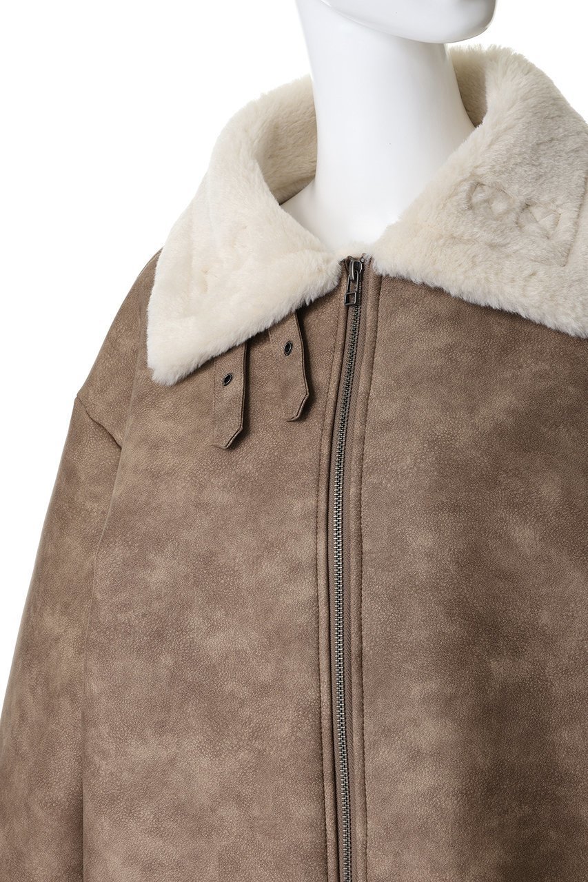 【スタニングルアー/STUNNING LURE】のステンカラーボアコート 人気、トレンドファッション・服の通販 founy(ファニー) 　ファッション　Fashion　レディースファッション　Fashion for Women　アウター　Coat / Outerwear Collection　コート・ロングコート・ピーコート　Long Coats, Peacoats & More　なめらか　Smooth, Silky Texture　ショート　Short, Short Length　フォルム　Silhouette, Form　other-5|ID: prp329100004773587 ipo3291000000035730483