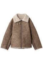 【スタニングルアー/STUNNING LURE】のステンカラーボアコート ブラウン|ID: prp329100004773587 ipo3291000000036779277