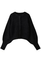【アンクレイヴ/uncrave】のフィラメントモヘアニット 2WAYカーディガン 人気、トレンドファッション・服の通販 founy(ファニー) ファッション Fashion レディースファッション Fashion for Women トップス・カットソー Cut & Sew Tops ニット Knit Tops & Sweaters カーディガン・羽織り Layered Style Cardigans カーディガン Cardigan, Knitwear ショート Short, Short Length バランス Balance, Style Balance ボトム Bottoms, Lower Wear エレガント 上品 Elegant 再入荷 Restock / Back in Stock thumbnail ブラック|ID: prp329100004773592 ipo3291000000035924374