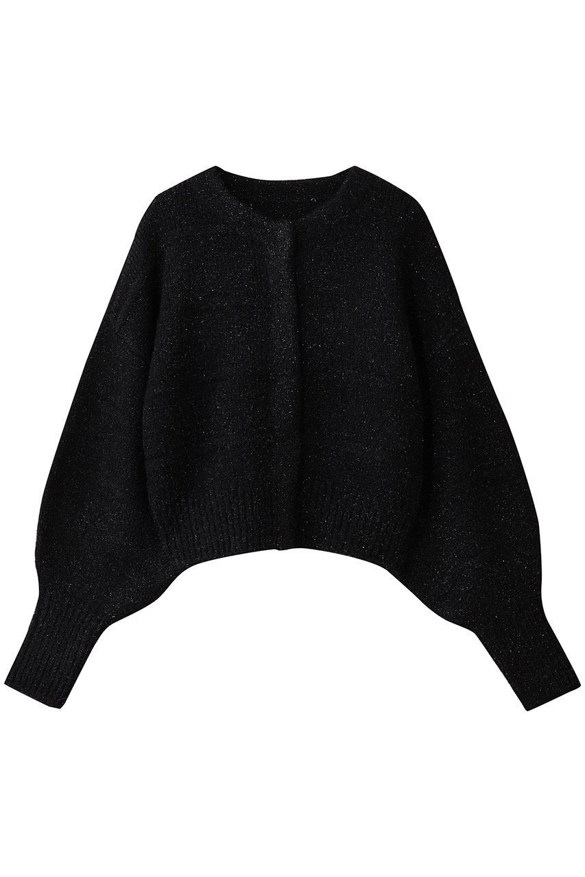 【アンクレイヴ/uncrave】のフィラメントモヘアニット 2WAYカーディガン インテリア・キッズ・メンズ・レディースファッション・服の通販 founy(ファニー) 　ファッション　Fashion　レディースファッション　Fashion for Women　トップス・カットソー　Cut & Sew Tops　ニット　Knit Tops & Sweaters　カーディガン・羽織り　Layered Style Cardigans　カーディガン　Cardigan, Knitwear　ショート　Short, Short Length　バランス　Balance, Style Balance　ボトム　Bottoms, Lower Wear　エレガント 上品　Elegant　再入荷　Restock / Back in Stock　ブラック|ID: prp329100004773592 ipo3291000000035924374