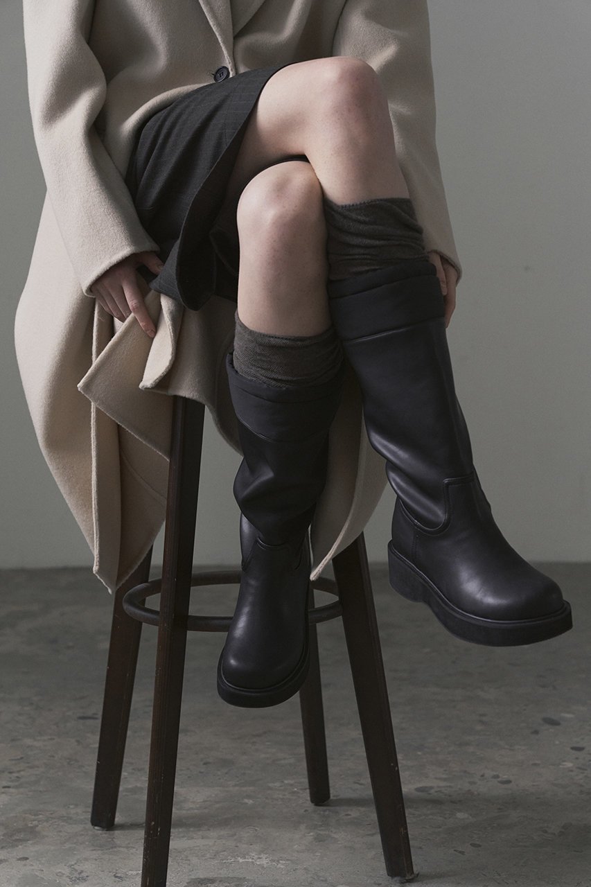 【ペイズ/PAES】のNapping Soft Leather Boots 人気、トレンドファッション・服の通販 founy(ファニー) 　ファッション　Fashion　レディースファッション　Fashion for Women　なめらか　Smooth, Silky Texture　ロング　Long, Long-Length　エレガント 上品　Elegant　厚底　Platform Shoes　A/W・秋冬　Autumn/Winter　other-8|ID: prp329100004773600 ipo3291000000034615649