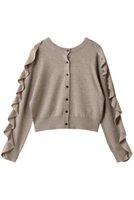 【クラネ/CLANE】のW FACE SHOULDER FRILL KNIT CARDIGAN 人気、トレンドファッション・服の通販 founy(ファニー) ファッション Fashion レディースファッション Fashion for Women トップス・カットソー Cut & Sew Tops ニット Knit Tops & Sweaters カーディガン・羽織り Layered Style Cardigans なめらか Smooth, Silky Texture カーディガン Cardigan, Knitwear シンプル Simple, Minimal フリル Frill, Ruffle 新作・新入荷 New Arrivals / New In 羽織 Haori, Light Jacket |ID:prp329100004773603