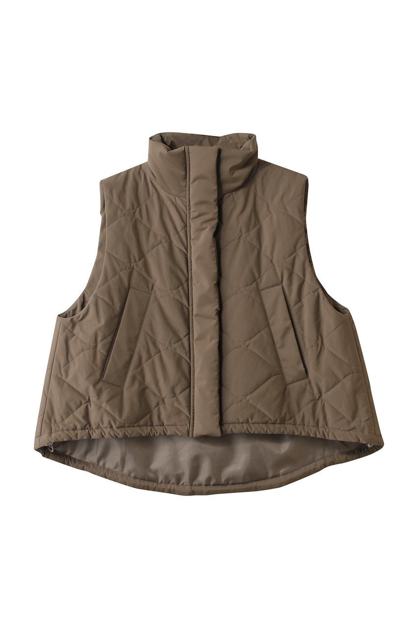 【アンクレイヴ/uncrave】のパディング ベスト インテリア・キッズ・メンズ・レディースファッション・服の通販 founy(ファニー) 　ファッション　Fashion　レディースファッション　Fashion for Women　アウター　Coat / Outerwear Collection　レディースジャケット・軽アウター　Jackets　キルティング　Quilted, Quilting　キルト　Quilt, Quilted Fabric　コンパクト　Compact, Small Size　ジャケット　Jacket, Outerwear　ストレッチ　Stretch, Stretchy Fabric　スリーブ　Sleeve, Long Sleeve / Short Sleeve　タフタ　Taffeta, Structured Fabric　ベスト　Vest, Waistcoat　カーキ|ID: prp329100004773604 ipo3291000000036130072