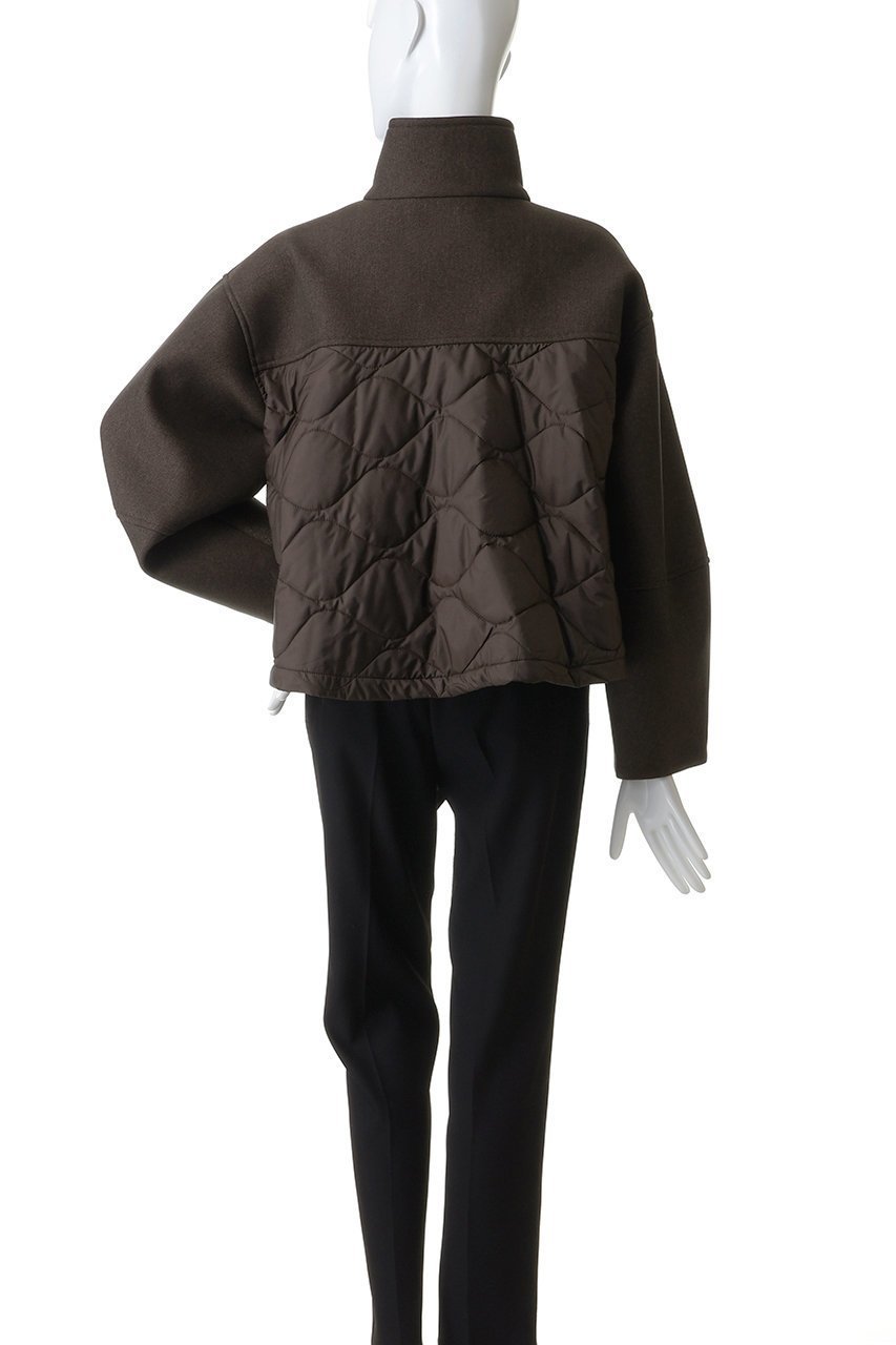 【アンクレイヴ/uncrave】のパディング×ボンディングコンビ コート 人気、トレンドファッション・服の通販 founy(ファニー) 　ファッション　Fashion　レディースファッション　Fashion for Women　アウター　Coat / Outerwear Collection　コート・ロングコート・ピーコート　Long Coats, Peacoats & More　キルティング　Quilted, Quilting　キルト　Quilt, Quilted Fabric　コンビ　Combo, Combination Style　ショルダー　Shoulder, Shoulder Strap　ショート　Short, Short Length　スタンド　Stand Collar, Upright Stand　タフタ　Taffeta, Structured Fabric　トレンド　Trend, Trending Now　ドッキング　Docking, Mixed Material　ドロップ　Drop Shoulder, Dropped Style　ボンディング　Bonding, Bonded Fabric　メランジ　Melange, Mixed Yarn　リアル　Real, Realistic　other-4|ID: prp329100004773606 ipo3291000000034639431