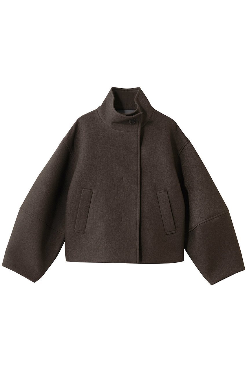 【アンクレイヴ/uncrave】のパディング×ボンディングコンビ コート インテリア・キッズ・メンズ・レディースファッション・服の通販 founy(ファニー) 　ファッション　Fashion　レディースファッション　Fashion for Women　アウター　Coat / Outerwear Collection　コート・ロングコート・ピーコート　Long Coats, Peacoats & More　キルティング　Quilted, Quilting　キルト　Quilt, Quilted Fabric　コンビ　Combo, Combination Style　ショルダー　Shoulder, Shoulder Strap　ショート　Short, Short Length　スタンド　Stand Collar, Upright Stand　タフタ　Taffeta, Structured Fabric　トレンド　Trend, Trending Now　ドッキング　Docking, Mixed Material　ドロップ　Drop Shoulder, Dropped Style　ボンディング　Bonding, Bonded Fabric　メランジ　Melange, Mixed Yarn　リアル　Real, Realistic　ダークブラウン|ID: prp329100004773606 ipo3291000000035846146