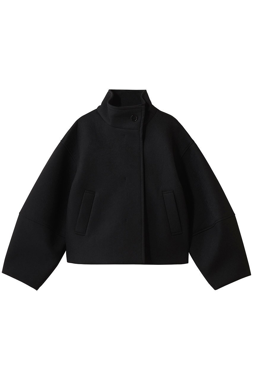 【アンクレイヴ/uncrave】のパディング×ボンディングコンビ コート インテリア・キッズ・メンズ・レディースファッション・服の通販 founy(ファニー) 　ファッション　Fashion　レディースファッション　Fashion for Women　アウター　Coat / Outerwear Collection　コート・ロングコート・ピーコート　Long Coats, Peacoats & More　キルティング　Quilted, Quilting　キルト　Quilt, Quilted Fabric　コンビ　Combo, Combination Style　ショルダー　Shoulder, Shoulder Strap　ショート　Short, Short Length　スタンド　Stand Collar, Upright Stand　タフタ　Taffeta, Structured Fabric　トレンド　Trend, Trending Now　ドッキング　Docking, Mixed Material　ドロップ　Drop Shoulder, Dropped Style　ボンディング　Bonding, Bonded Fabric　メランジ　Melange, Mixed Yarn　リアル　Real, Realistic　ブラック|ID: prp329100004773606 ipo3291000000035846148