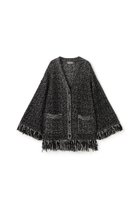 【アンクレイヴ/uncrave】の【11/19 12:00販売開始】ツイードニット ジャケット ブラック×オフ|ID: prp329100004773608 ipo3291000000034594220