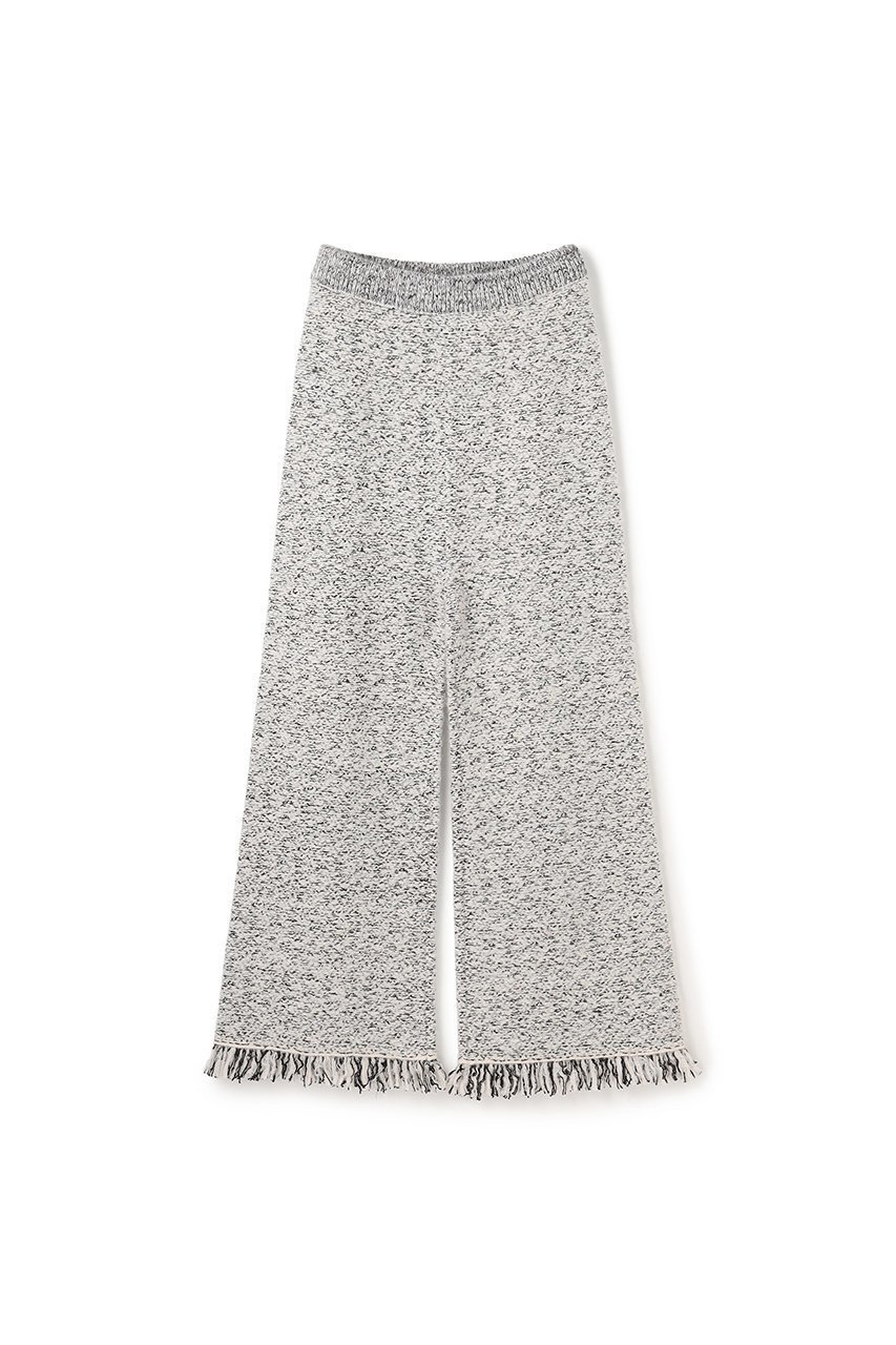 【アンクレイヴ/uncrave】の【11/19 12:00販売開始】ツイードニット フレアパンツ インテリア・キッズ・メンズ・レディースファッション・服の通販 founy(ファニー) ファッション Fashion レディースファッション Fashion for Women パンツ Pants & Trousers ストレッチ Stretch, Stretchy Fabric ツイード/ツィード Choker, Choker Necklace ツイード Twill, Twill Weave フリンジ Fringe, Tassel フレア Flare, Flared ミックス Mix, Mixed Style ワイド Wide, Wide Fit 新作・新入荷 New Arrivals / New In オフ×ブラック|ID: prp329100004773610 ipo3291000000034594234