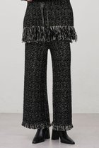 【アンクレイヴ/uncrave】の【11/19 12:00販売開始】ツイードニット フレアパンツ 人気、トレンドファッション・服の通販 founy(ファニー) ファッション Fashion レディースファッション Fashion for Women パンツ Pants & Trousers ストレッチ Stretch, Stretchy Fabric ツイード/ツィード Choker, Choker Necklace ツイード Twill, Twill Weave フリンジ Fringe, Tassel フレア Flare, Flared ミックス Mix, Mixed Style ワイド Wide, Wide Fit 新作・新入荷 New Arrivals / New In thumbnail ブラック×オフ|ID: prp329100004773610 ipo3291000000034594235