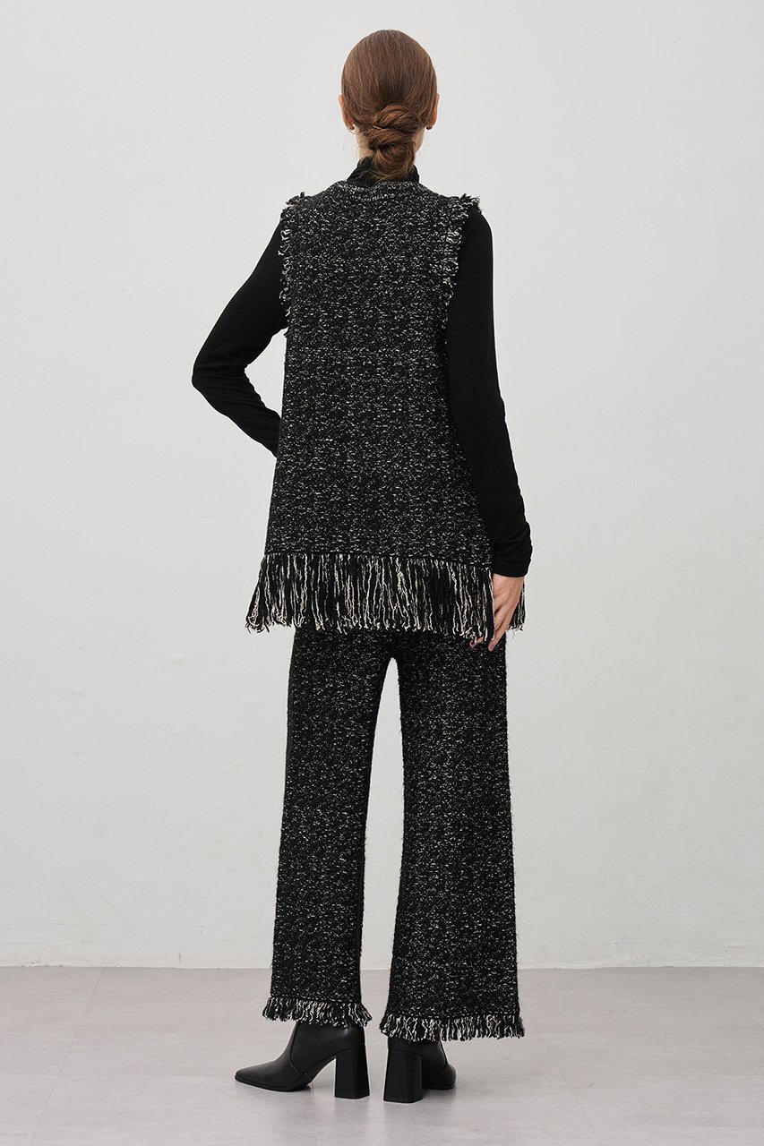 【アンクレイヴ/uncrave】の【11/19 12:00販売開始】ツイードニット フレアパンツ 人気、トレンドファッション・服の通販 founy(ファニー) ファッション Fashion レディースファッション Fashion for Women パンツ Pants & Trousers ストレッチ Stretch, Stretchy Fabric ツイード/ツィード Choker, Choker Necklace ツイード Twill, Twill Weave フリンジ Fringe, Tassel フレア Flare, Flared ミックス Mix, Mixed Style ワイド Wide, Wide Fit 新作・新入荷 New Arrivals / New In other-4|ID: prp329100004773610 ipo3291000000034594238