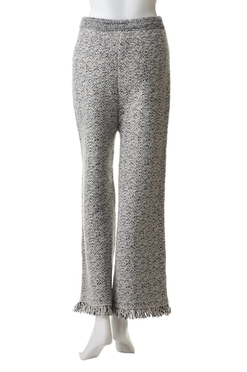 【アンクレイヴ/uncrave】のツイードニット フレアパンツ 人気、トレンドファッション・服の通販 founy(ファニー) 　ファッション　Fashion　レディースファッション　Fashion for Women　パンツ　Pants & Trousers　ストレッチ　Stretch, Stretchy Fabric　ツイード／ツィード　Choker, Choker Necklace　ツイード　Twill, Twill Weave　フリンジ　Fringe, Tassel　フレア　Flare, Flared　ミックス　Mix, Mixed Style　ワイド　Wide, Wide Fit　other-6|ID: prp329100004773610 ipo3291000000034745372