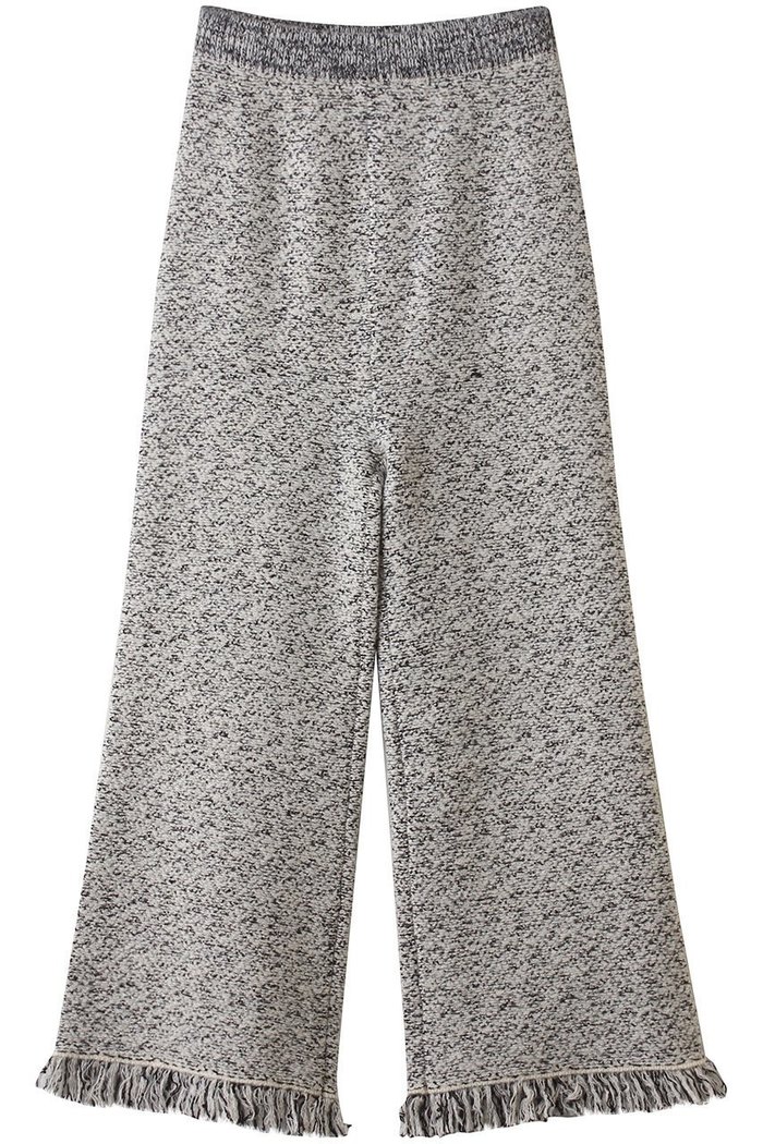 【アンクレイヴ/uncrave】のツイードニット フレアパンツ インテリア・キッズ・メンズ・レディースファッション・服の通販 founy(ファニー) https://founy.com/ ファッション Fashion レディースファッション Fashion for Women パンツ Pants & Trousers ストレッチ Stretch, Stretchy Fabric ツイード／ツィード Choker, Choker Necklace ツイード Twill, Twill Weave フリンジ Fringe, Tassel フレア Flare, Flared ミックス Mix, Mixed Style ワイド Wide, Wide Fit |ID: prp329100004773610 ipo3291000000035846181