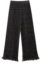 【アンクレイヴ/uncrave】のツイードニット フレアパンツ ブラック×オフ|ID: prp329100004773610 ipo3291000000035846184