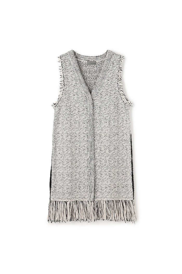 【アンクレイヴ/uncrave】の【11/19 12:00販売開始】ツイードニット ジレ インテリア・キッズ・メンズ・レディースファッション・服の通販 founy(ファニー) https://founy.com/ ファッション Fashion レディースファッション Fashion for Women トップス・カットソー Cut & Sew Tops ニット Knit Tops & Sweaters カーディガン・羽織り Layered Style Cardigans ベスト&ジレ / 重ね着スタイル Vests & Gilets カーディガン Cardigan, Knitwear ストレッチ Stretch, Stretchy Fabric セットアップ Set-Up, Coordinated Outfit ツイード／ツィード Choker, Choker Necklace ツイード Twill, Twill Weave フリンジ Fringe, Tassel フレア Flare, Flared フロント Front, Front Design ベスト Vest, Waistcoat ミックス Mix, Mixed Style ロング Long, Long-Length 新作・新入荷 New Arrivals / New In |ID: prp329100004773611 ipo3291000000034594241