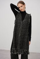 【アンクレイヴ/uncrave】の【11/19 12:00販売開始】ツイードニット ジレ 人気、トレンドファッション・服の通販 founy(ファニー) ファッション Fashion レディースファッション Fashion for Women トップス・カットソー Cut & Sew Tops ニット Knit Tops & Sweaters カーディガン・羽織り Layered Style Cardigans ベスト&ジレ / 重ね着スタイル Vests & Gilets カーディガン Cardigan, Knitwear ストレッチ Stretch, Stretchy Fabric セットアップ Set-Up, Coordinated Outfit ツイード/ツィード Choker, Choker Necklace ツイード Twill, Twill Weave フリンジ Fringe, Tassel フレア Flare, Flared フロント Front, Front Design ベスト Vest, Waistcoat ミックス Mix, Mixed Style ロング Long, Long-Length 新作・新入荷 New Arrivals / New In thumbnail ブラック×オフ|ID: prp329100004773611 ipo3291000000034594246