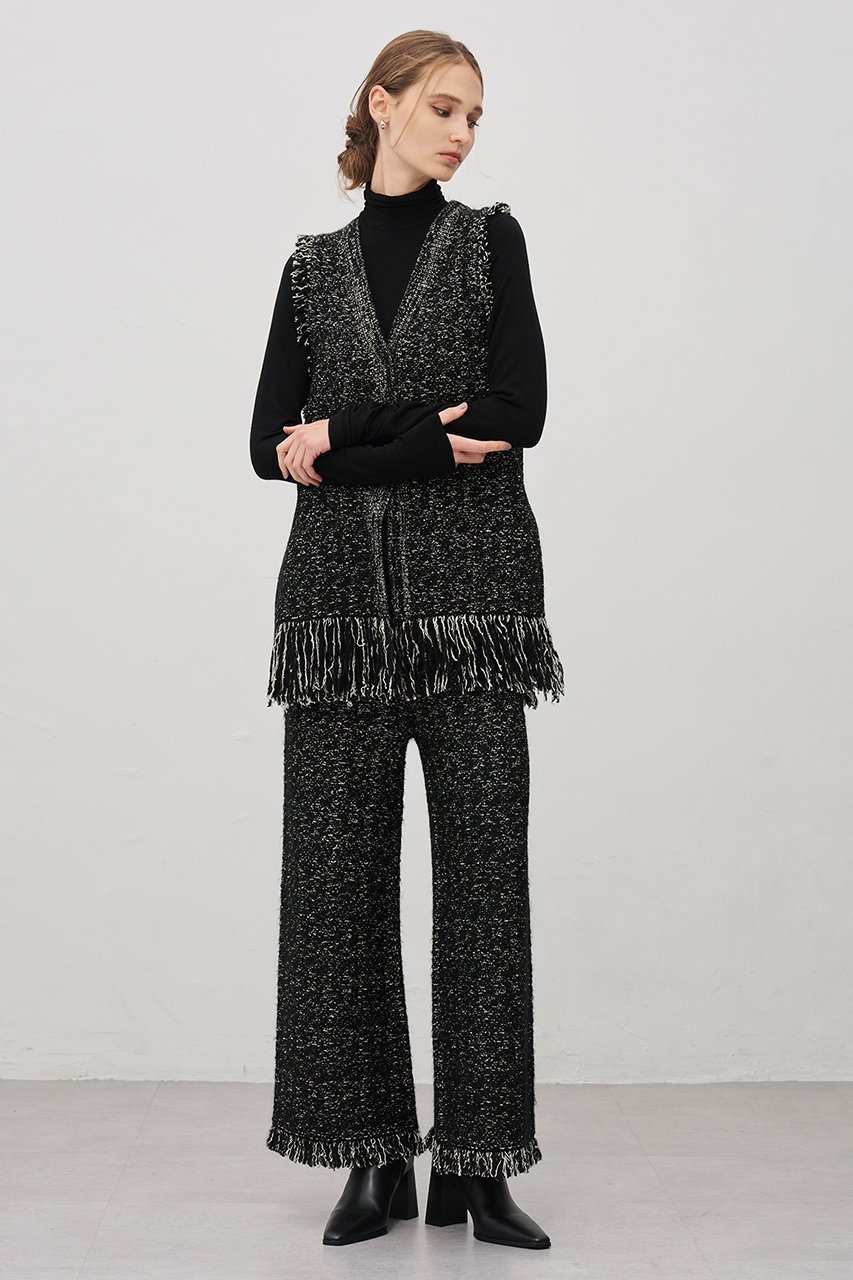 【アンクレイヴ/uncrave】の【11/19 12:00販売開始】ツイードニット ジレ 人気、トレンドファッション・服の通販 founy(ファニー) ファッション Fashion レディースファッション Fashion for Women トップス・カットソー Cut & Sew Tops ニット Knit Tops & Sweaters カーディガン・羽織り Layered Style Cardigans ベスト&ジレ / 重ね着スタイル Vests & Gilets カーディガン Cardigan, Knitwear ストレッチ Stretch, Stretchy Fabric セットアップ Set-Up, Coordinated Outfit ツイード/ツィード Choker, Choker Necklace ツイード Twill, Twill Weave フリンジ Fringe, Tassel フレア Flare, Flared フロント Front, Front Design ベスト Vest, Waistcoat ミックス Mix, Mixed Style ロング Long, Long-Length 新作・新入荷 New Arrivals / New In other-2|ID: prp329100004773611 ipo3291000000034594248