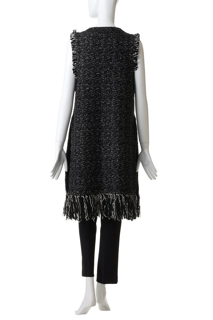 【アンクレイヴ/uncrave】のツイードニット ジレ 人気、トレンドファッション・服の通販 founy(ファニー) ファッション Fashion レディースファッション Fashion for Women トップス・カットソー Cut & Sew Tops ニット Knit Tops & Sweaters カーディガン・羽織り Layered Style Cardigans ベスト&ジレ / 重ね着スタイル Vests & Gilets カーディガン Cardigan, Knitwear ストレッチ Stretch, Stretchy Fabric セットアップ Set-Up, Coordinated Outfit ツイード/ツィード Choker, Choker Necklace ツイード Twill, Twill Weave フリンジ Fringe, Tassel フレア Flare, Flared フロント Front, Front Design ベスト Vest, Waistcoat ミックス Mix, Mixed Style ロング Long, Long-Length other-7|ID: prp329100004773611 ipo3291000000034716241