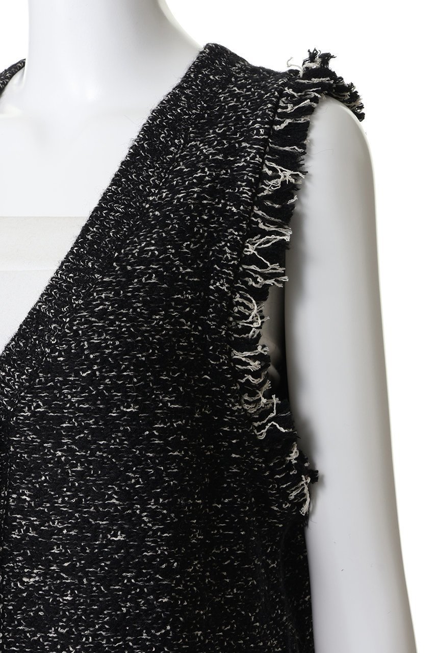 【アンクレイヴ/uncrave】のツイードニット ジレ 人気、トレンドファッション・服の通販 founy(ファニー) ファッション Fashion レディースファッション Fashion for Women トップス・カットソー Cut & Sew Tops ニット Knit Tops & Sweaters カーディガン・羽織り Layered Style Cardigans ベスト&ジレ / 重ね着スタイル Vests & Gilets カーディガン Cardigan, Knitwear ストレッチ Stretch, Stretchy Fabric セットアップ Set-Up, Coordinated Outfit ツイード/ツィード Choker, Choker Necklace ツイード Twill, Twill Weave フリンジ Fringe, Tassel フレア Flare, Flared フロント Front, Front Design ベスト Vest, Waistcoat ミックス Mix, Mixed Style ロング Long, Long-Length other-8|ID: prp329100004773611 ipo3291000000034716242