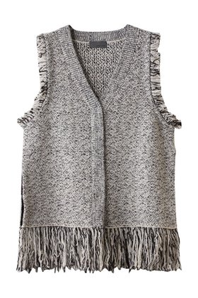 【アンクレイヴ/uncrave】のツイードニット ジレ 人気、トレンドファッション・服の通販 founy(ファニー) ファッション Fashion レディースファッション Fashion for Women トップス・カットソー Cut & Sew Tops ニット Knit Tops & Sweaters カーディガン・羽織り Layered Style Cardigans ベスト&ジレ / 重ね着スタイル Vests & Gilets カーディガン Cardigan, Knitwear ストレッチ Stretch, Stretchy Fabric セットアップ Set-Up, Coordinated Outfit ツイード／ツィード Choker, Choker Necklace ツイード Twill, Twill Weave フリンジ Fringe, Tassel フレア Flare, Flared フロント Front, Front Design ベスト Vest, Waistcoat ミックス Mix, Mixed Style ロング Long, Long-Length |ID:prp329100004773611