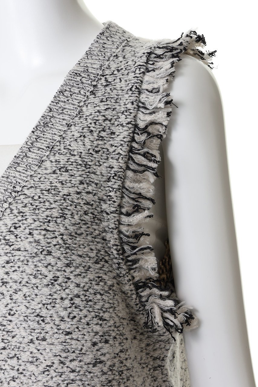 【アンクレイヴ/uncrave】のツイードニット ジレ 人気、トレンドファッション・服の通販 founy(ファニー) 　ファッション　Fashion　レディースファッション　Fashion for Women　トップス・カットソー　Cut & Sew Tops　ニット　Knit Tops & Sweaters　カーディガン・羽織り　Layered Style Cardigans　ベスト&ジレ / 重ね着スタイル　Vests & Gilets　カーディガン　Cardigan, Knitwear　ストレッチ　Stretch, Stretchy Fabric　セットアップ　Set-Up, Coordinated Outfit　ツイード／ツィード　Choker, Choker Necklace　ツイード　Twill, Twill Weave　フリンジ　Fringe, Tassel　フレア　Flare, Flared　フロント　Front, Front Design　ベスト　Vest, Waistcoat　ミックス　Mix, Mixed Style　ロング　Long, Long-Length　other-5|ID: prp329100004773611 ipo3291000000035878204