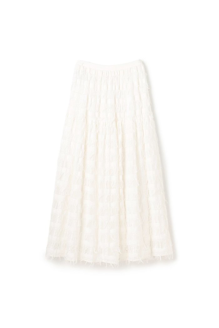 【アンクレイヴ/uncrave】の【11/19 12:00販売開始】フリンジレース ティアードスカート インテリア・キッズ・メンズ・レディースファッション・服の通販 founy(ファニー) https://founy.com/ ファッション Fashion レディースファッション Fashion for Women アウター Coat / Outerwear Collection スカート Skirts ティアードスカート Tiered Skirts ロングスカート Long Skirts / Maxi & Midi Skirts カットジャガード Cut Jacquard ギャザー Gathered, Ruffled シンプル Simple, Minimal ジャケット Jacket, Outerwear チェック Check, Plaid, Tartan ティアードスカート Tiered Skirt, Flounced Skirt フリンジ Fringe, Tassel フレア Flare, Flared ブロック Block, Solid Block Pattern メッシュ Mesh, Net Fabric ラッセル Raschel, Raschel Lace レース Lace, Lace Fabric ロング Long, Long-Length 新作・新入荷 New Arrivals / New In |ID: prp329100004773613 ipo3291000000034594258