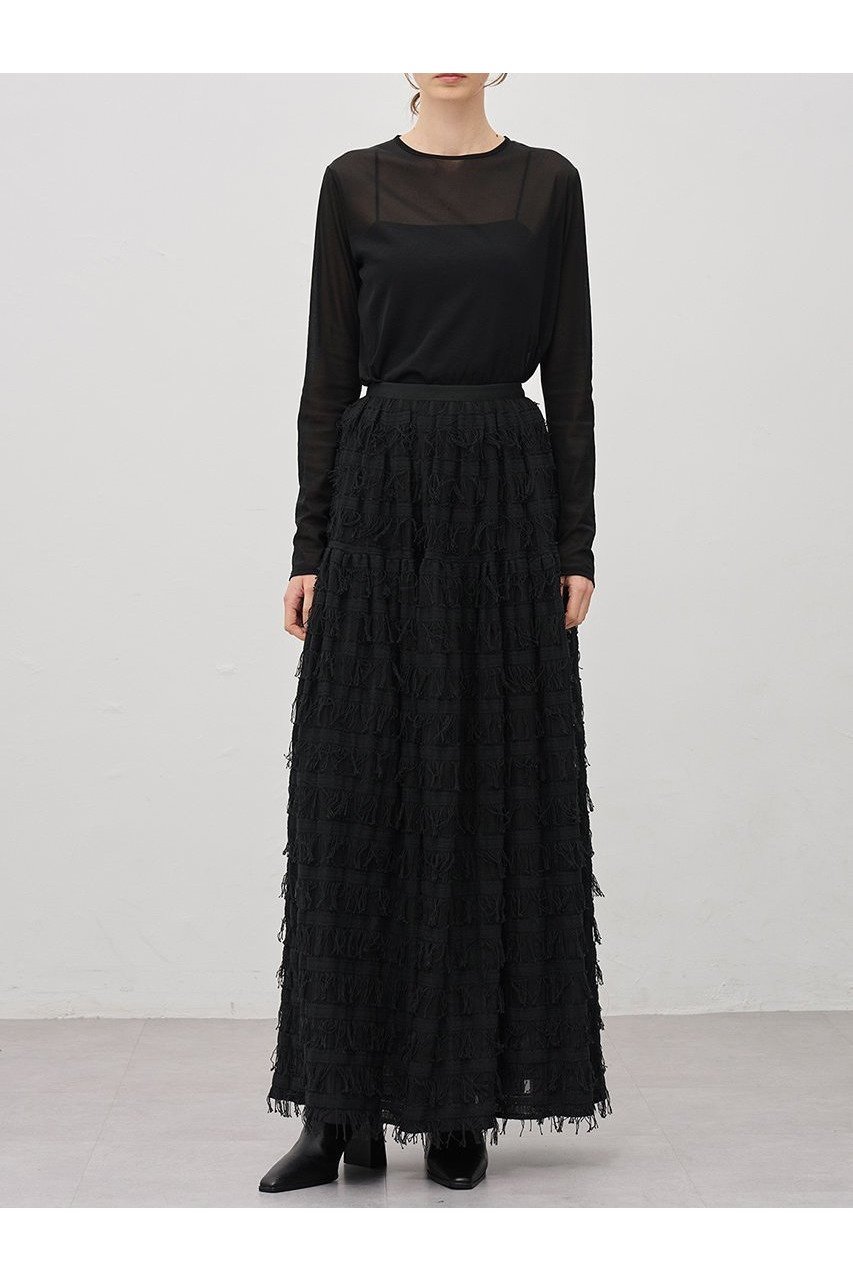 【アンクレイヴ/uncrave】の【11/19 12:00販売開始】フリンジレース ティアードスカート 人気、トレンドファッション・服の通販 founy(ファニー) ファッション Fashion レディースファッション Fashion for Women アウター Coat / Outerwear Collection スカート Skirts ティアードスカート Tiered Skirts ロングスカート Long Skirts / Maxi & Midi Skirts カットジャガード Cut Jacquard ギャザー Gathered, Ruffled シンプル Simple, Minimal ジャケット Jacket, Outerwear チェック Check, Plaid, Tartan ティアードスカート Tiered Skirt, Flounced Skirt フリンジ Fringe, Tassel フレア Flare, Flared ブロック Block, Solid Block Pattern メッシュ Mesh, Net Fabric ラッセル Raschel, Raschel Lace レース Lace, Lace Fabric ロング Long, Long-Length 新作・新入荷 New Arrivals / New In other-3|ID: prp329100004773613 ipo3291000000034594263