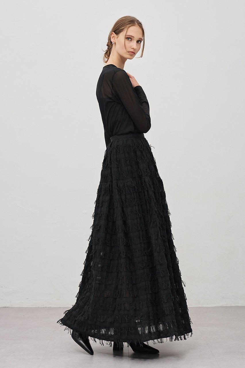 【アンクレイヴ/uncrave】の【11/19 12:00販売開始】フリンジレース ティアードスカート 人気、トレンドファッション・服の通販 founy(ファニー) ファッション Fashion レディースファッション Fashion for Women アウター Coat / Outerwear Collection スカート Skirts ティアードスカート Tiered Skirts ロングスカート Long Skirts / Maxi & Midi Skirts カットジャガード Cut Jacquard ギャザー Gathered, Ruffled シンプル Simple, Minimal ジャケット Jacket, Outerwear チェック Check, Plaid, Tartan ティアードスカート Tiered Skirt, Flounced Skirt フリンジ Fringe, Tassel フレア Flare, Flared ブロック Block, Solid Block Pattern メッシュ Mesh, Net Fabric ラッセル Raschel, Raschel Lace レース Lace, Lace Fabric ロング Long, Long-Length 新作・新入荷 New Arrivals / New In other-4|ID: prp329100004773613 ipo3291000000034594264