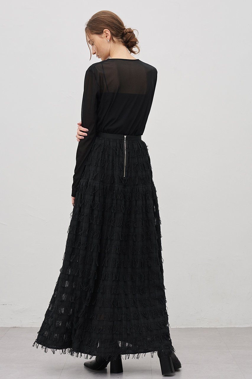 【アンクレイヴ/uncrave】の【11/19 12:00販売開始】フリンジレース ティアードスカート 人気、トレンドファッション・服の通販 founy(ファニー) ファッション Fashion レディースファッション Fashion for Women アウター Coat / Outerwear Collection スカート Skirts ティアードスカート Tiered Skirts ロングスカート Long Skirts / Maxi & Midi Skirts カットジャガード Cut Jacquard ギャザー Gathered, Ruffled シンプル Simple, Minimal ジャケット Jacket, Outerwear チェック Check, Plaid, Tartan ティアードスカート Tiered Skirt, Flounced Skirt フリンジ Fringe, Tassel フレア Flare, Flared ブロック Block, Solid Block Pattern メッシュ Mesh, Net Fabric ラッセル Raschel, Raschel Lace レース Lace, Lace Fabric ロング Long, Long-Length 新作・新入荷 New Arrivals / New In other-5|ID: prp329100004773613 ipo3291000000034594265