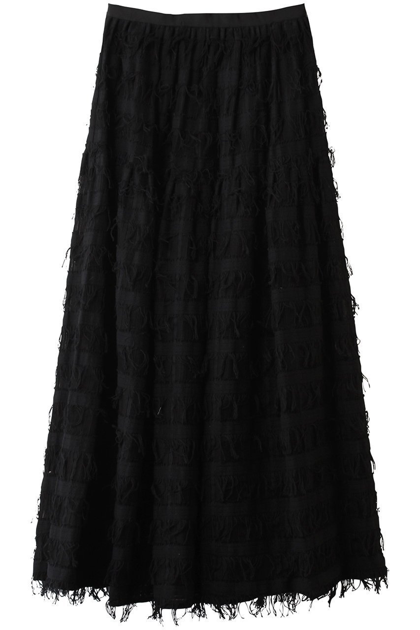 【アンクレイヴ/uncrave】のフリンジレース ティアードスカート インテリア・キッズ・メンズ・レディースファッション・服の通販 founy(ファニー) ファッション Fashion レディースファッション Fashion for Women アウター Coat / Outerwear Collection スカート Skirts ティアードスカート Tiered Skirts ロングスカート Long Skirts / Maxi & Midi Skirts カットジャガード Cut Jacquard ギャザー Gathered, Ruffled シンプル Simple, Minimal ジャケット Jacket, Outerwear チェック Check, Plaid, Tartan ティアードスカート Tiered Skirt, Flounced Skirt フリンジ Fringe, Tassel フレア Flare, Flared ブロック Block, Solid Block Pattern メッシュ Mesh, Net Fabric ラッセル Raschel, Raschel Lace レース Lace, Lace Fabric ロング Long, Long-Length ブラック|ID: prp329100004773613 ipo3291000000035696118