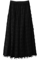 【アンクレイヴ/uncrave】のフリンジレース ティアードスカート ブラック|ID: prp329100004773613 ipo3291000000036015971