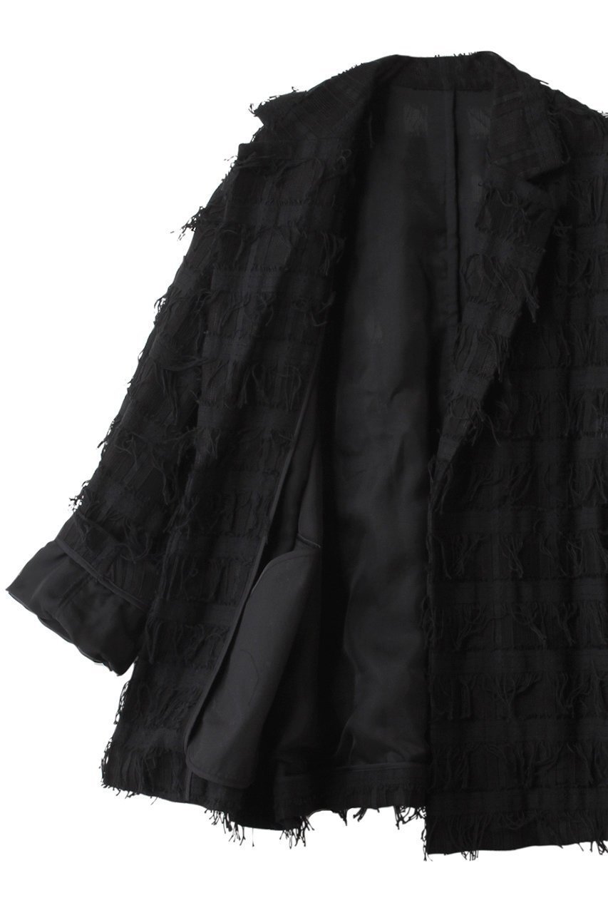 【アンクレイヴ/uncrave】のフリンジレース ジャケット 人気、トレンドファッション・服の通販 founy(ファニー) ファッション Fashion レディースファッション Fashion for Women アウター Coat / Outerwear Collection レディースジャケット・軽アウター Jackets カットジャガード Cut Jacquard シンプル Simple, Minimal ジャケット Jacket, Outerwear チェック Check, Plaid, Tartan ティアードスカート Tiered Skirt, Flounced Skirt フリンジ Fringe, Tassel ブロック Block, Solid Block Pattern ポケット Pocket, Pocket Detail メッシュ Mesh, Net Fabric ラッセル Raschel, Raschel Lace レース Lace, Lace Fabric other-7|ID: prp329100004773614 ipo3291000000034716252