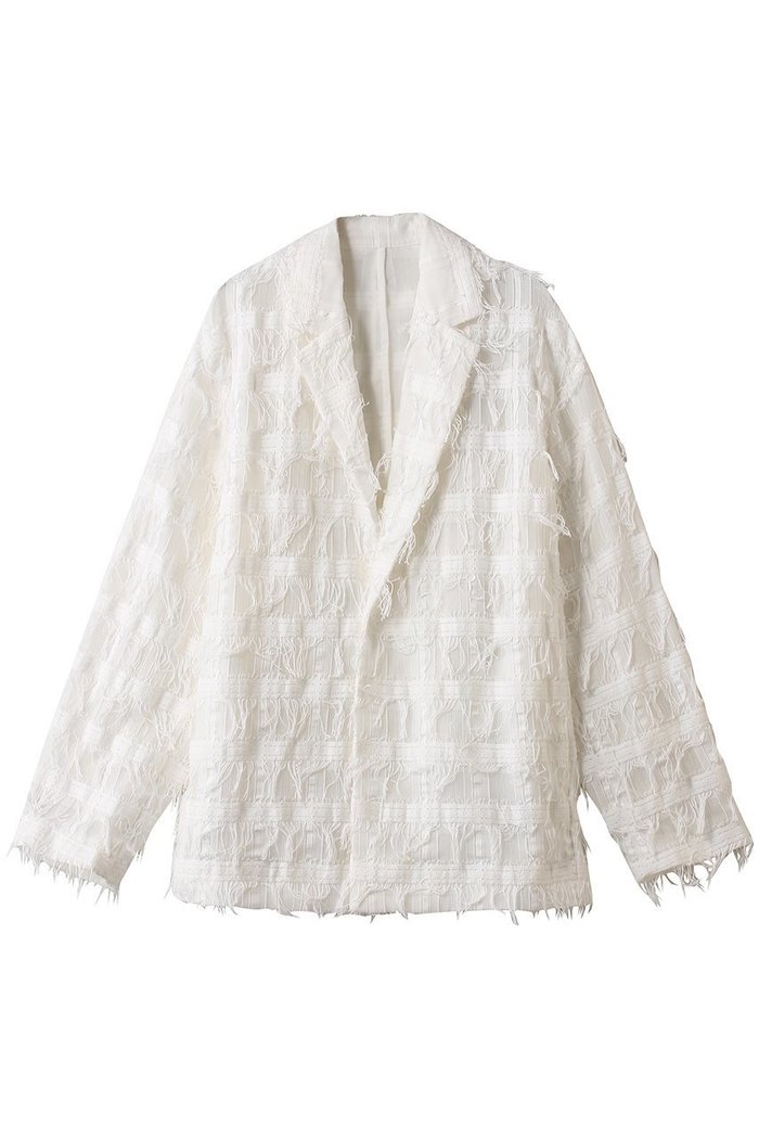 【アンクレイヴ/uncrave】のフリンジレース ジャケット インテリア・キッズ・メンズ・レディースファッション・服の通販 founy(ファニー) https://founy.com/ ファッション Fashion レディースファッション Fashion for Women アウター Coat / Outerwear Collection レディースジャケット・軽アウター Jackets カットジャガード Cut Jacquard シンプル Simple, Minimal ジャケット Jacket, Outerwear チェック Check, Plaid, Tartan ティアードスカート Tiered Skirt, Flounced Skirt フリンジ Fringe, Tassel ブロック Block, Solid Block Pattern ポケット Pocket, Pocket Detail メッシュ Mesh, Net Fabric ラッセル Raschel, Raschel Lace レース Lace, Lace Fabric |ID: prp329100004773614 ipo3291000000036130081