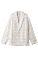 【アンクレイヴ/uncrave】のフリンジレース ジャケット 人気、トレンドファッション・服の通販 founy(ファニー) ファッション Fashion レディースファッション Fashion for Women アウター Coat / Outerwear Collection レディースジャケット・軽アウター Jackets カットジャガード Cut Jacquard シンプル Simple, Minimal ジャケット Jacket, Outerwear チェック Check, Plaid, Tartan ティアードスカート Tiered Skirt, Flounced Skirt フリンジ Fringe, Tassel ブロック Block, Solid Block Pattern ポケット Pocket, Pocket Detail メッシュ Mesh, Net Fabric ラッセル Raschel, Raschel Lace レース Lace, Lace Fabric |ID:prp329100004773614