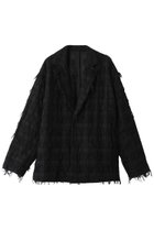 【アンクレイヴ/uncrave】のフリンジレース ジャケット ブラック|ID: prp329100004773614 ipo3291000000036865591