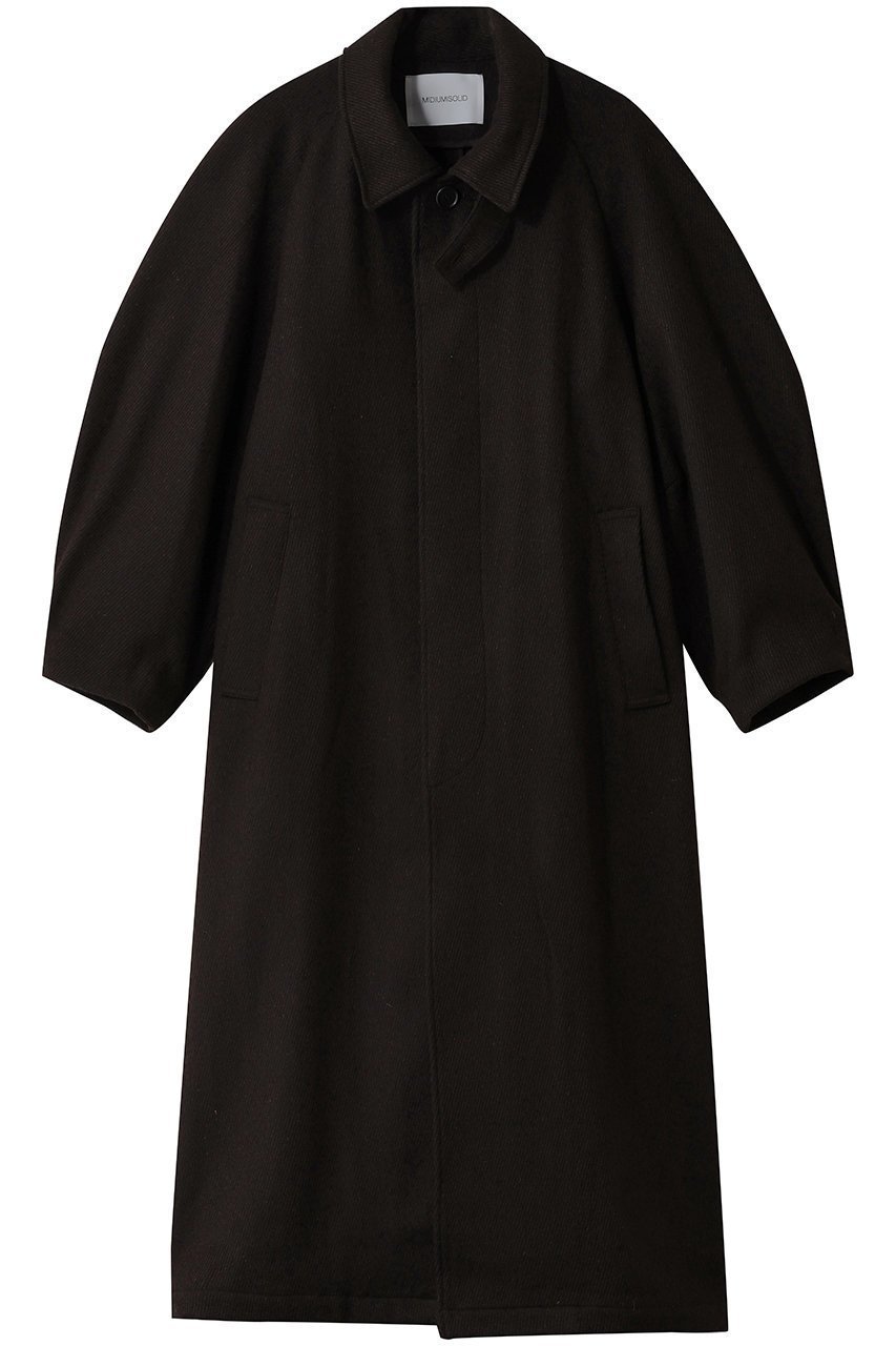 【ミディウミソリッド/MIDIUMISOLID】のraglan long coat コート インテリア・キッズ・メンズ・レディースファッション・服の通販 founy(ファニー) 　ファッション　Fashion　レディースファッション　Fashion for Women　アウター　Coat / Outerwear Collection　コート・ロングコート・ピーコート　Long Coats, Peacoats & More　スリーブ　Sleeve, Long Sleeve / Short Sleeve　フォルム　Silhouette, Form　ロング　Long, Long-Length　新作・新入荷　New Arrivals / New In　brown|ID: prp329100004773616 ipo3291000000034594298