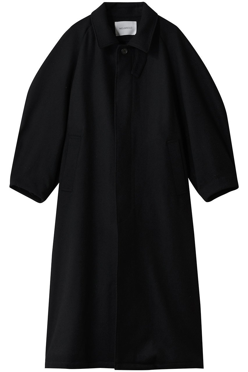 【ミディウミソリッド/MIDIUMISOLID】のraglan long coat コート インテリア・キッズ・メンズ・レディースファッション・服の通販 founy(ファニー) 　ファッション　Fashion　レディースファッション　Fashion for Women　アウター　Coat / Outerwear Collection　コート・ロングコート・ピーコート　Long Coats, Peacoats & More　スリーブ　Sleeve, Long Sleeve / Short Sleeve　フォルム　Silhouette, Form　ロング　Long, Long-Length　新作・新入荷　New Arrivals / New In　black|ID: prp329100004773616 ipo3291000000034594300