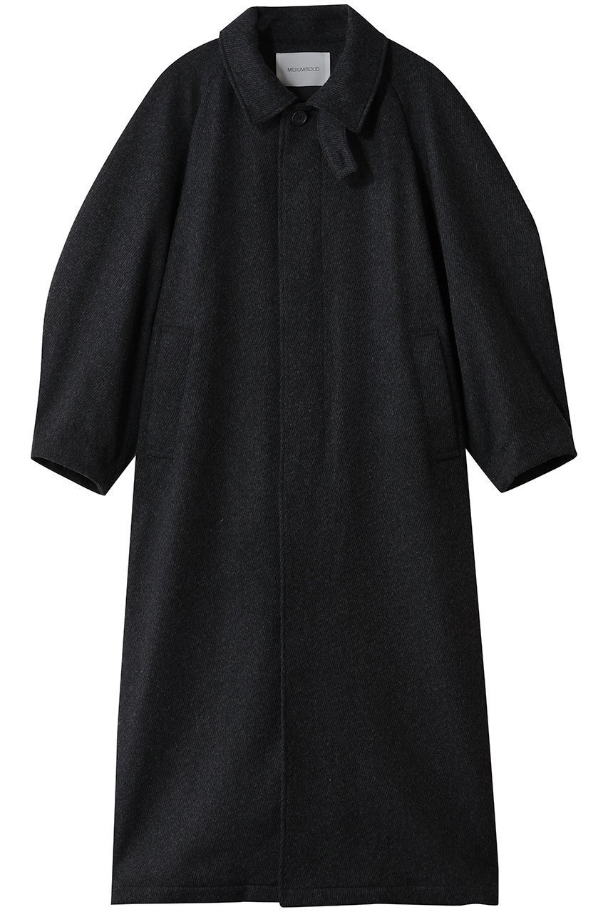 【ミディウミソリッド/MIDIUMISOLID】のラグランロングコート インテリア・キッズ・メンズ・レディースファッション・服の通販 founy(ファニー) ファッション Fashion レディースファッション Fashion for Women アウター Coat / Outerwear Collection コート・ロングコート・ピーコート Long Coats, Peacoats & More スリーブ Sleeve, Long Sleeve / Short Sleeve フォルム Silhouette, Form ロング Long, Long-Length gray|ID: prp329100004773616 ipo3291000000035413118