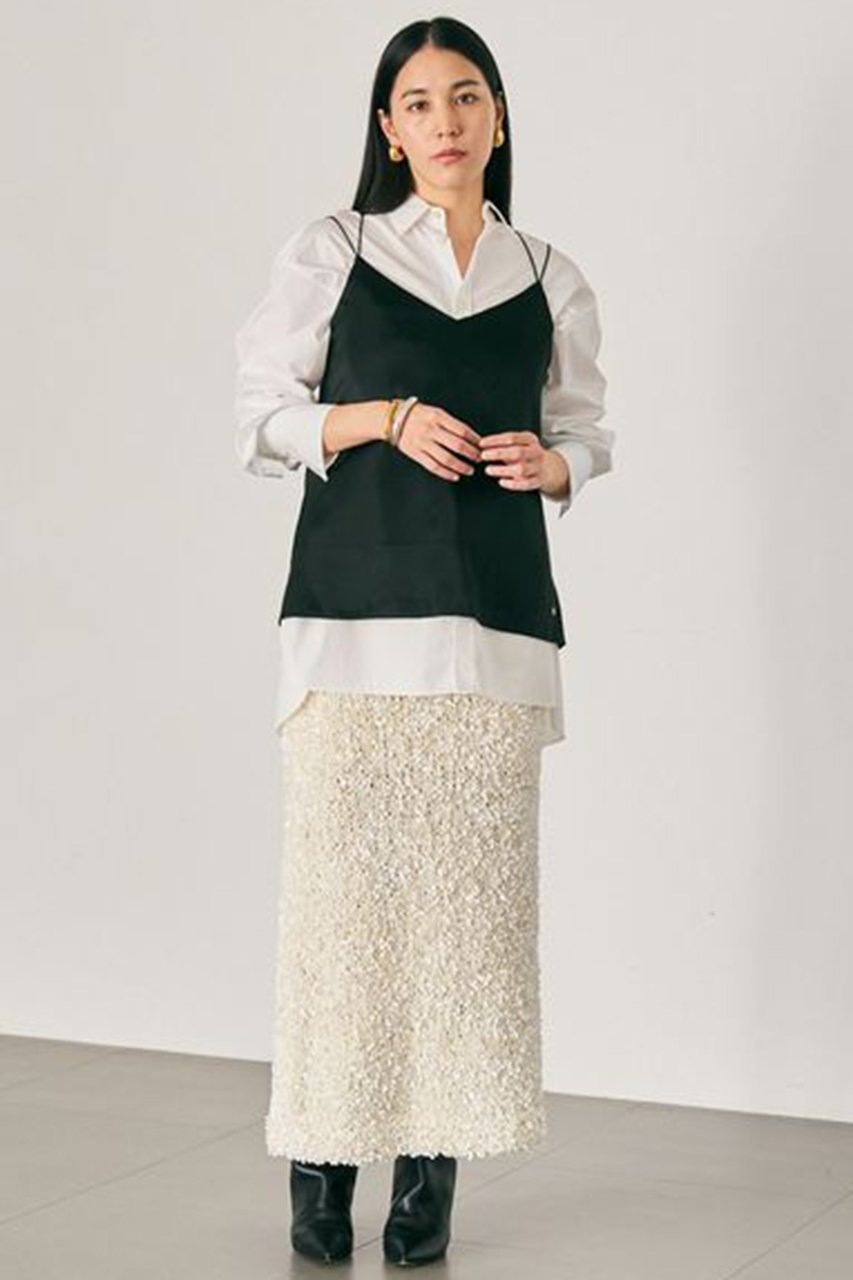 【カオス/Chaos】のモーラキャミ 人気、トレンドファッション・服の通販 founy(ファニー) 　ファッション　Fashion　レディースファッション　Fashion for Women　トップス・カットソー　Cut & Sew Tops　キャミソール&ノースリーブ　Camisoles & Sleeveless Tops　シャツ・ブラウス・オフィスカジュアル　Elegant Blouses & Button-Ups　ロングTシャツ・Tシャツ　Longline T-Shirts & Tees　カットソー・ベーシックTシャツ　Cut-and-Sewn Tops / Stretch Tees & Basics　インナー　Innerwear　インナーキャミ　Inner Camisole　キャミソール　Camisole, Spaghetti Strap Top　サテン　Satin, Glossy Fabric　シルク　Silk, 100% Silk　シンプル　Simple, Minimal　ジャケット　Jacket, Outerwear　ストレッチ　Stretch, Stretchy Fabric　タンク　Tank Top, Sleeveless Top　エレガント 上品　Elegant　人気　Popular, Best Seller　other-3|ID: prp329100004773617 ipo3291000000035878209