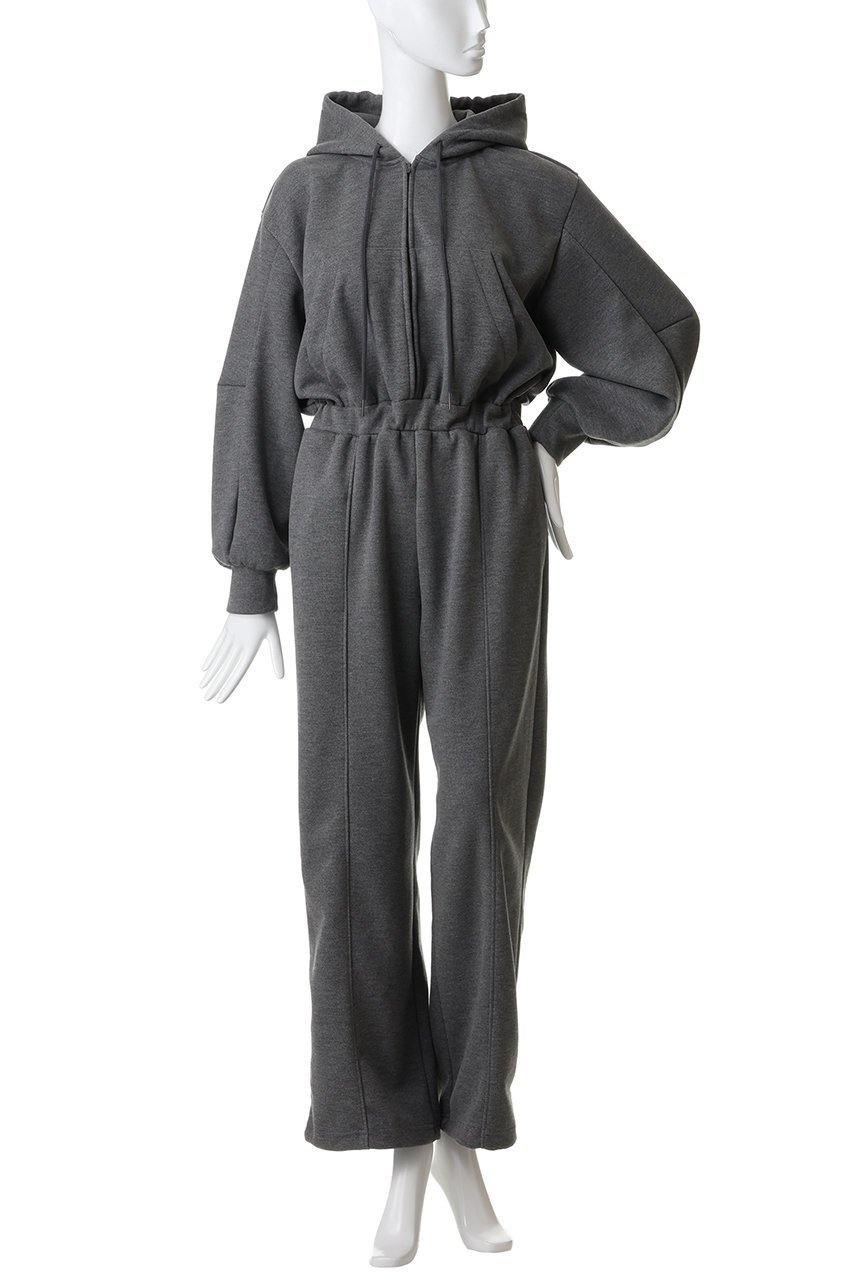 【クラネ/CLANE】のHOODED SWEAT ALL IN ONE 人気、トレンドファッション・服の通販 founy(ファニー) ファッション Fashion レディースファッション Fashion for Women パンツ Pants & Trousers おすすめ Recommended / Our Picks なめらか Smooth, Silky Texture インナー Innerwear ジップ Zip, Zipper リラックス Relax, Relaxed Fit other-2|ID: prp329100004773620 ipo3291000000035942403