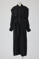 【リムアーク/RIM.ARK】の【11/19 10:00販売開始】Trench OP/ワンピース 人気、トレンドファッション・服の通販 founy(ファニー) ファッション Fashion レディースファッション Fashion for Women ワンピース Dresses チュニック Tunic Tops & Dresses エアリー Airy Texture サテン Satin, Glossy Fabric ダブル Double, Double-Breasted チュニック Tunic, Long Top フラップ Flap, Flap Pocket リラックス Relax, Relaxed Fit ロング Long, Long-Length エレガント 上品 Elegant |ID:prp329100004773640