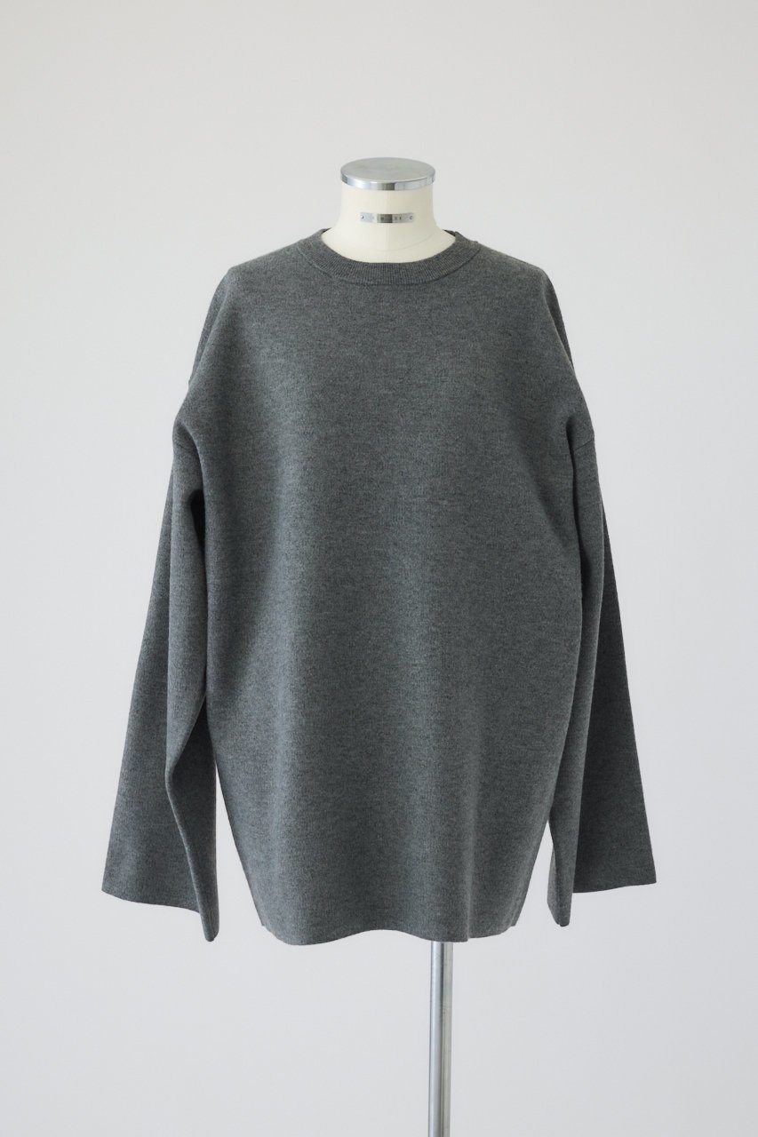 【リムアーク/RIM.ARK】の【11/19 10:00販売開始】Middle length box knit tops/ニット インテリア・キッズ・メンズ・レディースファッション・服の通販 founy(ファニー) 　ファッション　Fashion　レディースファッション　Fashion for Women　トップス・カットソー　Cut & Sew Tops　ニット　Knit Tops & Sweaters　カジュアルプルオーバー・ニットトップス　Pullovers & Knit Tops / Casual Pullovers　おすすめ　Recommended / Our Picks　スリム　Slim, Slim Fit　タイトスカート　Pencil Skirt, Tight Skirt　バランス　Balance, Style Balance　リラックス　Relax, Relaxed Fit　グレー|ID: prp329100004773641 ipo3291000000034594635