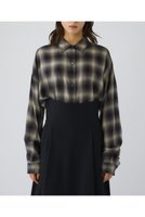 【リムアーク/RIM.ARK】のCheck pattern SH/シャツ 人気、トレンドファッション・服の通販 founy(ファニー) ファッション Fashion レディースファッション Fashion for Women トップス・カットソー Cut & Sew Tops シャツ・ブラウス・オフィスカジュアル Elegant Blouses & Button-Ups おすすめ Recommended / Our Picks スラックス Slacks, Dress Pants スリーブ Sleeve, Long Sleeve / Short Sleeve チェック Check, Plaid, Tartan マニッシュ Mannish, Boyish ラグジュアリー Luxury, Elegant ロング Long, Long-Length 新作・新入荷 New Arrivals / New In |ID:prp329100004773645