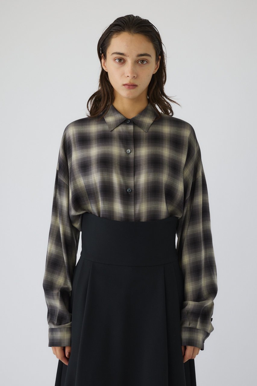 【リムアーク/RIM.ARK】の【11/19 10:00販売開始】Check pattern SH/シャツ 人気、トレンドファッション・服の通販 founy(ファニー) ファッション Fashion レディースファッション Fashion for Women トップス・カットソー Cut & Sew Tops シャツ・ブラウス・オフィスカジュアル Elegant Blouses & Button-Ups おすすめ Recommended / Our Picks スラックス Slacks, Dress Pants スリーブ Sleeve, Long Sleeve / Short Sleeve チェック Check, Plaid, Tartan マニッシュ Mannish, Boyish ラグジュアリー Luxury, Elegant ロング Long, Long-Length other-1|ID: prp329100004773645 ipo3291000000034594674