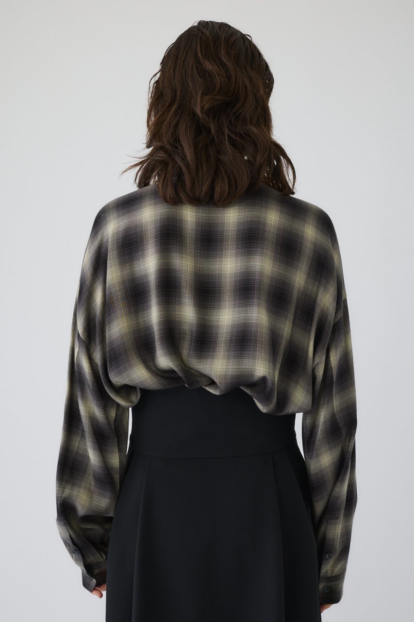 【リムアーク/RIM.ARK】の【11/19 10:00販売開始】Check pattern SH/シャツ 人気、トレンドファッション・服の通販 founy(ファニー) ファッション Fashion レディースファッション Fashion for Women トップス・カットソー Cut & Sew Tops シャツ・ブラウス・オフィスカジュアル Elegant Blouses & Button-Ups おすすめ Recommended / Our Picks スラックス Slacks, Dress Pants スリーブ Sleeve, Long Sleeve / Short Sleeve チェック Check, Plaid, Tartan マニッシュ Mannish, Boyish ラグジュアリー Luxury, Elegant ロング Long, Long-Length other-7|ID: prp329100004773645 ipo3291000000034594681