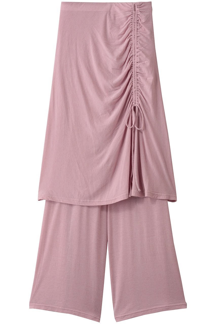 【メゾンスペシャル/MAISON SPECIAL】のAngle Wool Skirt Pants/アングルウールスカートパンツ インテリア・キッズ・メンズ・レディースファッション・服の通販 founy(ファニー) 　ファッション　Fashion　レディースファッション　Fashion for Women　スカート　Skirts　パンツ　Pants & Trousers　エレガント 上品　Elegant　シンプル　Simple, Minimal　ドレープ　Drape, Draping Fabric　バランス　Balance, Style Balance　PNK(ピンク)|ID: prp329100004773650 ipo3291000000034594707