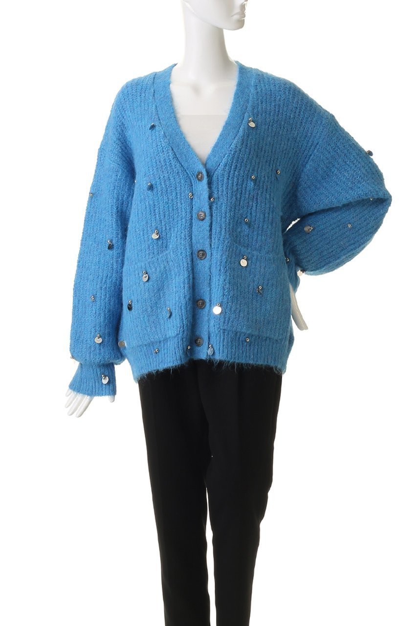 【メゾンスペシャル/MAISON SPECIAL】のSpangle Knit Cardigan/スパングルニットカーディガン 人気、トレンドファッション・服の通販 founy(ファニー) ファッション Fashion レディースファッション Fashion for Women トップス・カットソー Cut & Sew Tops ニット Knit Tops & Sweaters カーディガン・羽織り Layered Style Cardigans カーディガン Cardigan, Knitwear スパンコール Sequins, Sequin Embellishment デコルテ Décolleté, Neckline other-2|ID: prp329100004773652 ipo3291000000034594727